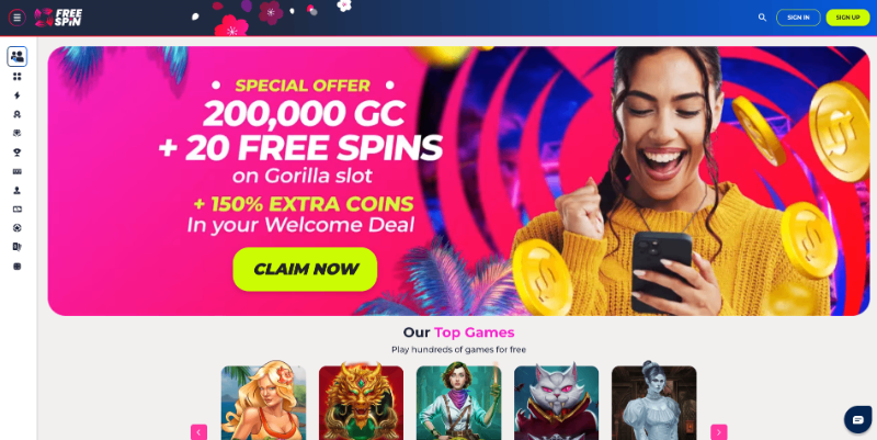 FreeSpin social casino